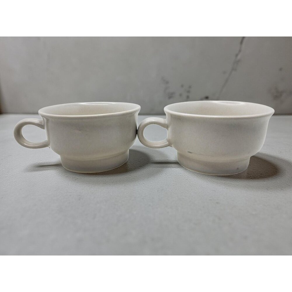 Pair Of Vintage Pfaltzgraff yorktowne Ironstone Blue Floral Coffee,Soup Mugs - Picture 5 of 13